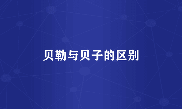 贝勒与贝子的区别