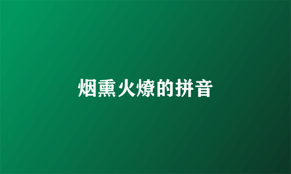 烟熏火燎的拼音