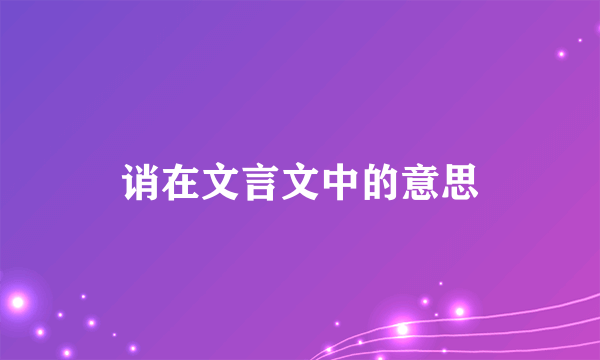 诮在文言文中的意思