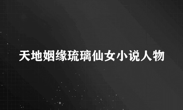 天地姻缘琉璃仙女小说人物