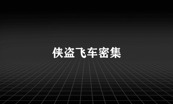 侠盗飞车密集