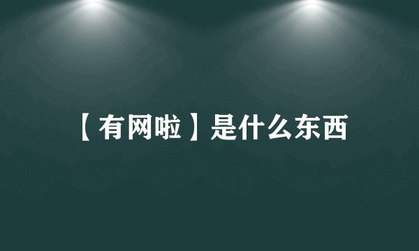 【有网啦】是什么东西