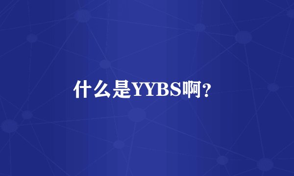 什么是YYBS啊？
