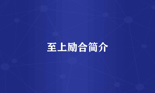 至上励合简介