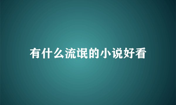 有什么流氓的小说好看