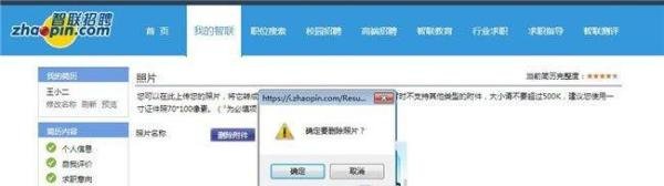 智联招聘上删除不掉仅有的一份简历该怎么办