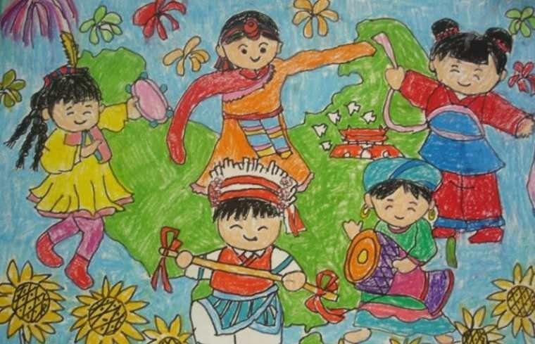 国庆节手抄报高难度精致
