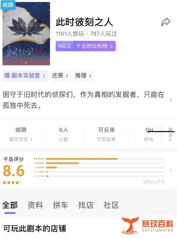 剧本杀解析《此时彼刻之人》复盘、剧透结局、凶手手法
