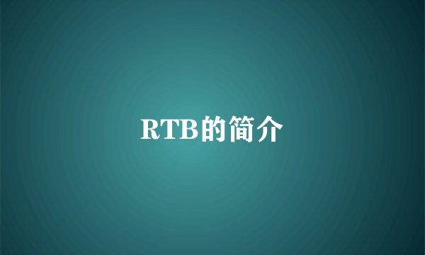 RTB的简介