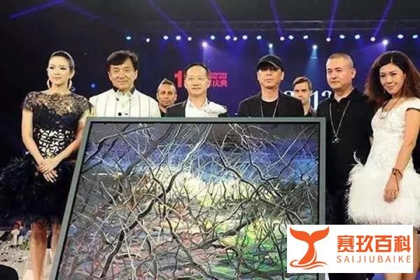 知名导演冯小刚,热爱绘画创作,很多精品被他收入囊中