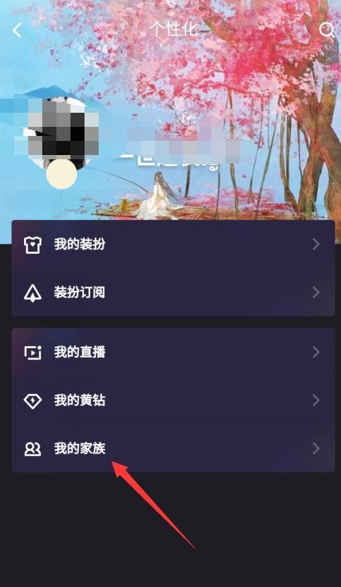 qq空间怎样退出家族,加入家族。