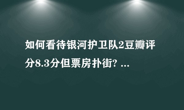 如何看待银河护卫队2豆瓣评分8.3分但票房扑街? - 知乎