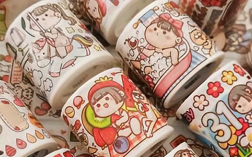 画小麻薯胶带教程