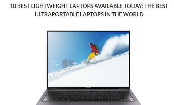 权威外媒T3:华为MateBook X Pro评为最佳轻薄本+最佳学生笔记本