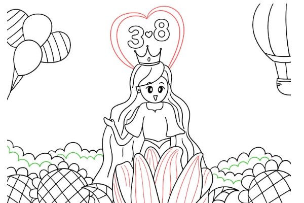 简单的三八妇女节手抄报怎么画