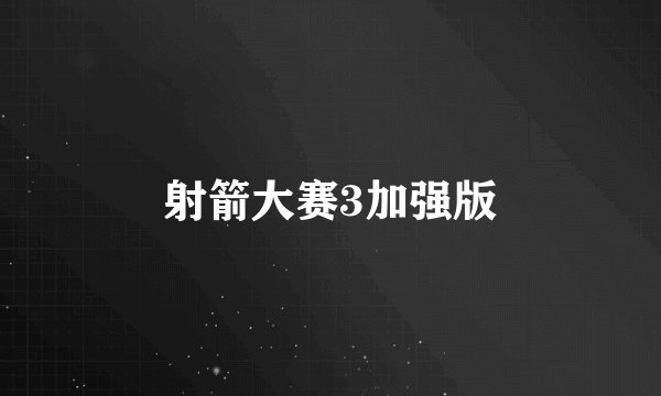 射箭大赛3加强版