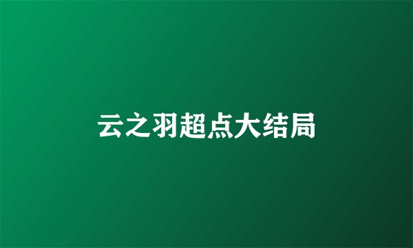 云之羽超点大结局