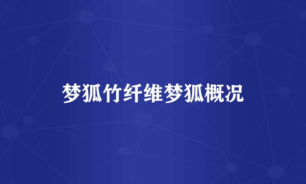 梦狐竹纤维梦狐概况