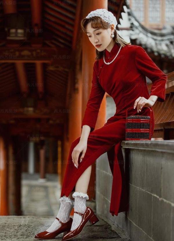 唐装婚纱照