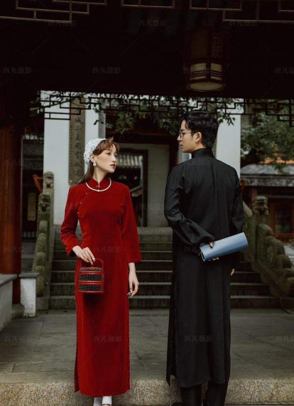 唐装婚纱照
