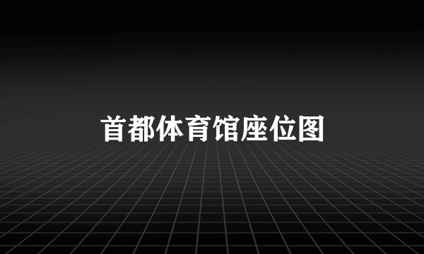 首都体育馆座位图