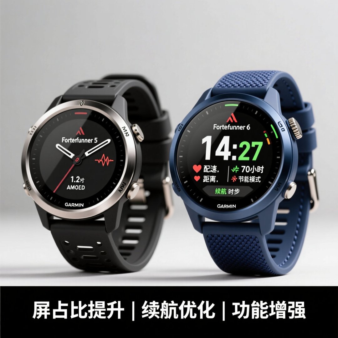 佳明飞5与飞6的区别大吗?为什么?