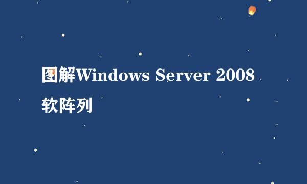 图解Windows Server 2008 软阵列