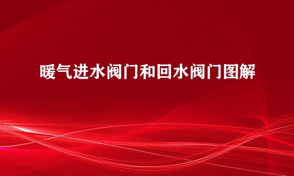 暖气进水阀门和回水阀门图解