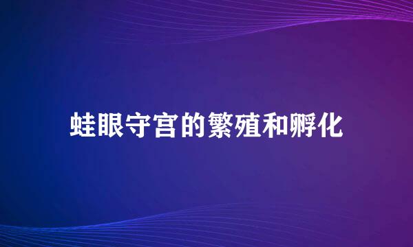 蛙眼守宫的繁殖和孵化