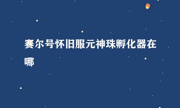 赛尔号怀旧服元神珠孵化器在哪