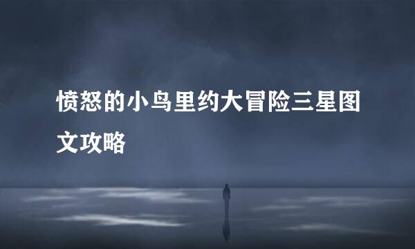 愤怒的小鸟里约大冒险三星图文攻略