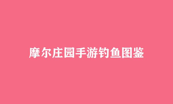 摩尔庄园手游钓鱼图鉴