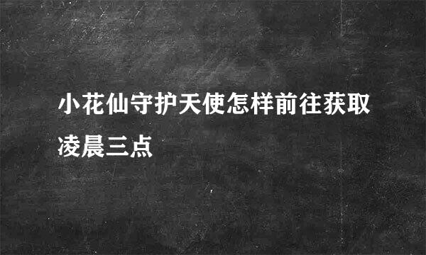 小花仙守护天使怎样前往获取凌晨三点