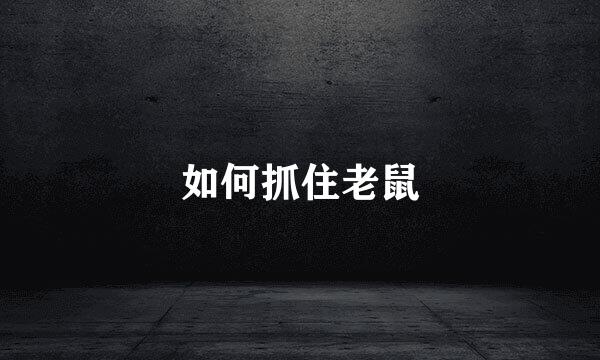 如何抓住老鼠