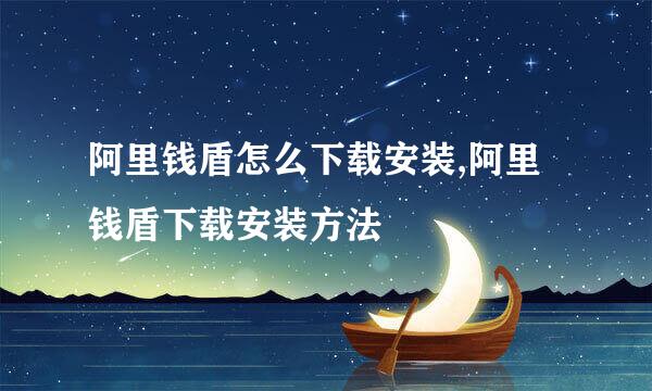 阿里钱盾怎么下载安装,阿里钱盾下载安装方法