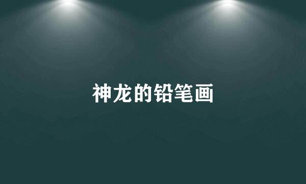 神龙的铅笔画