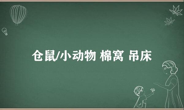 仓鼠/小动物 棉窝 吊床