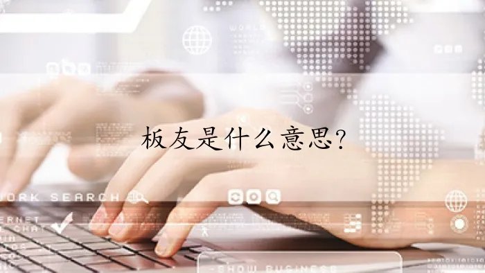 板友是什么意思？