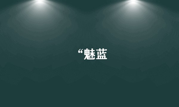 “魅蓝
