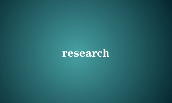 research