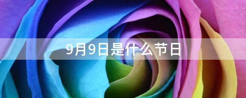 9月9日是什么节日