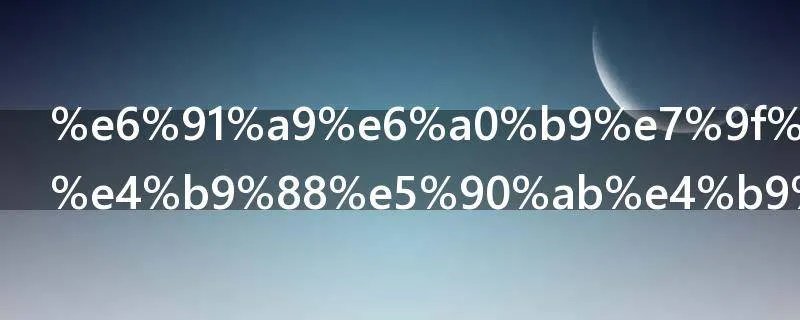摩根石有什么含义