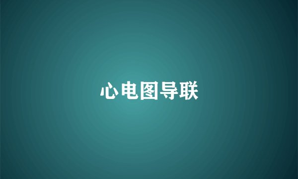 心电图导联