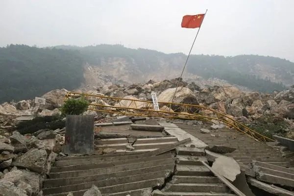 北川地震遗址不敢公开照片