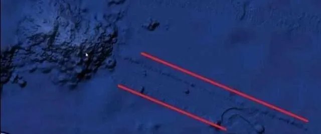 谷歌地图上隐藏在海底外星基地曝光,北极外星人基地是真的吗?