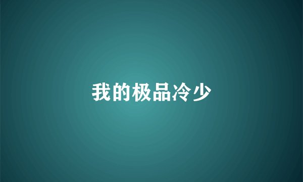 我的极品冷少