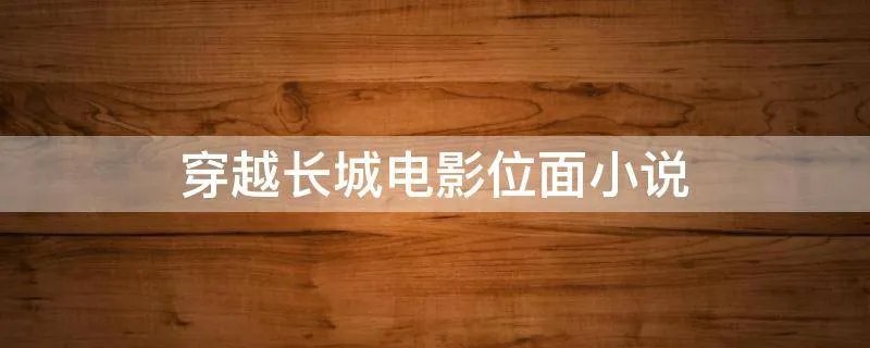 穿越长城电影位面小说