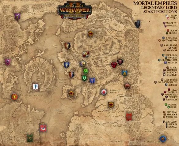 《全面战争：战锤2》凡人帝国地图问题解析 统一地图介绍