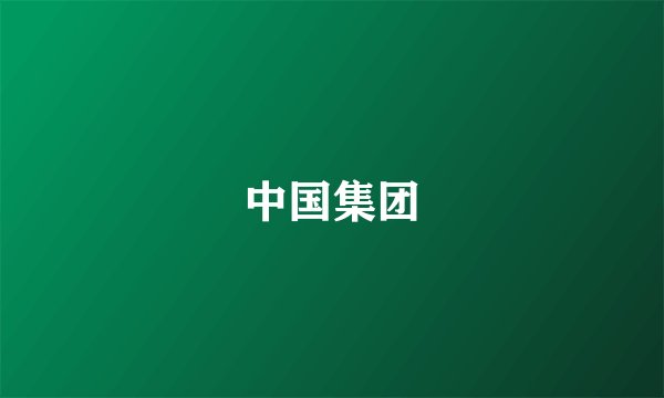 中国集团