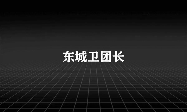 东城卫团长